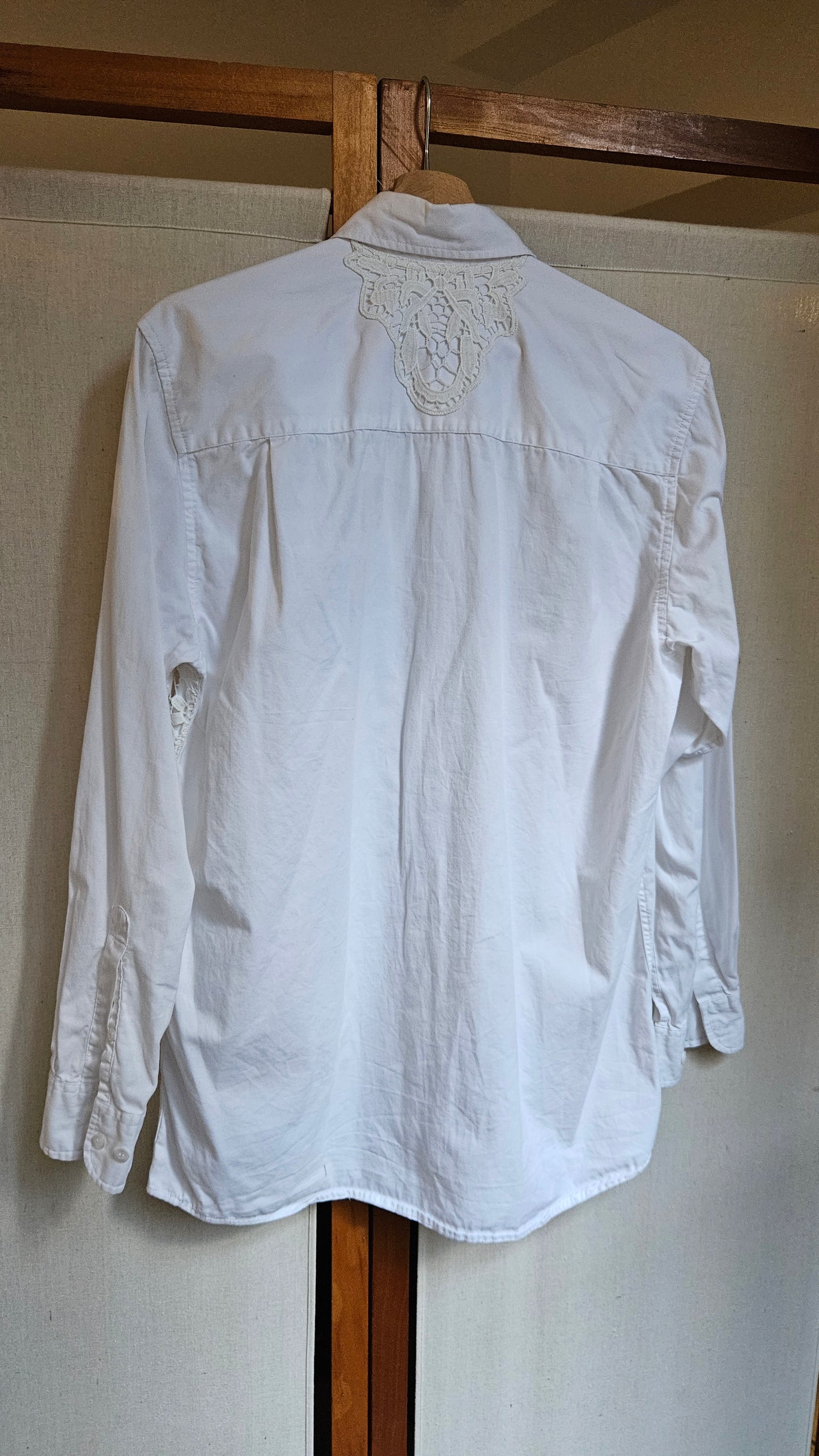 Chemise blanche dentelle