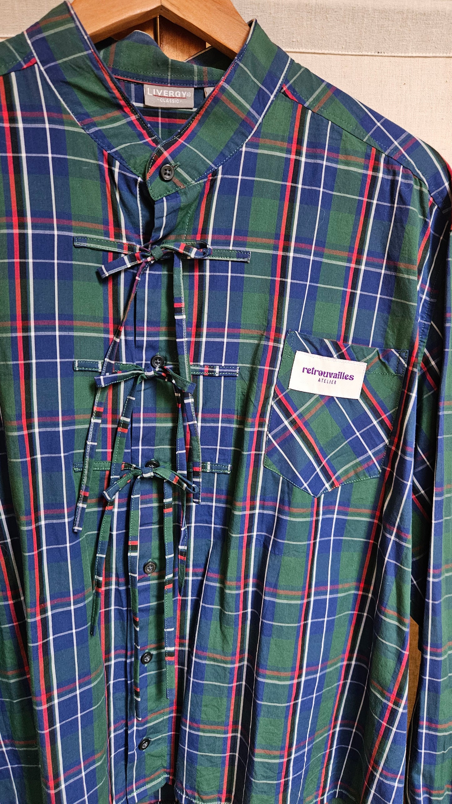 Chemise noeuds et fronces