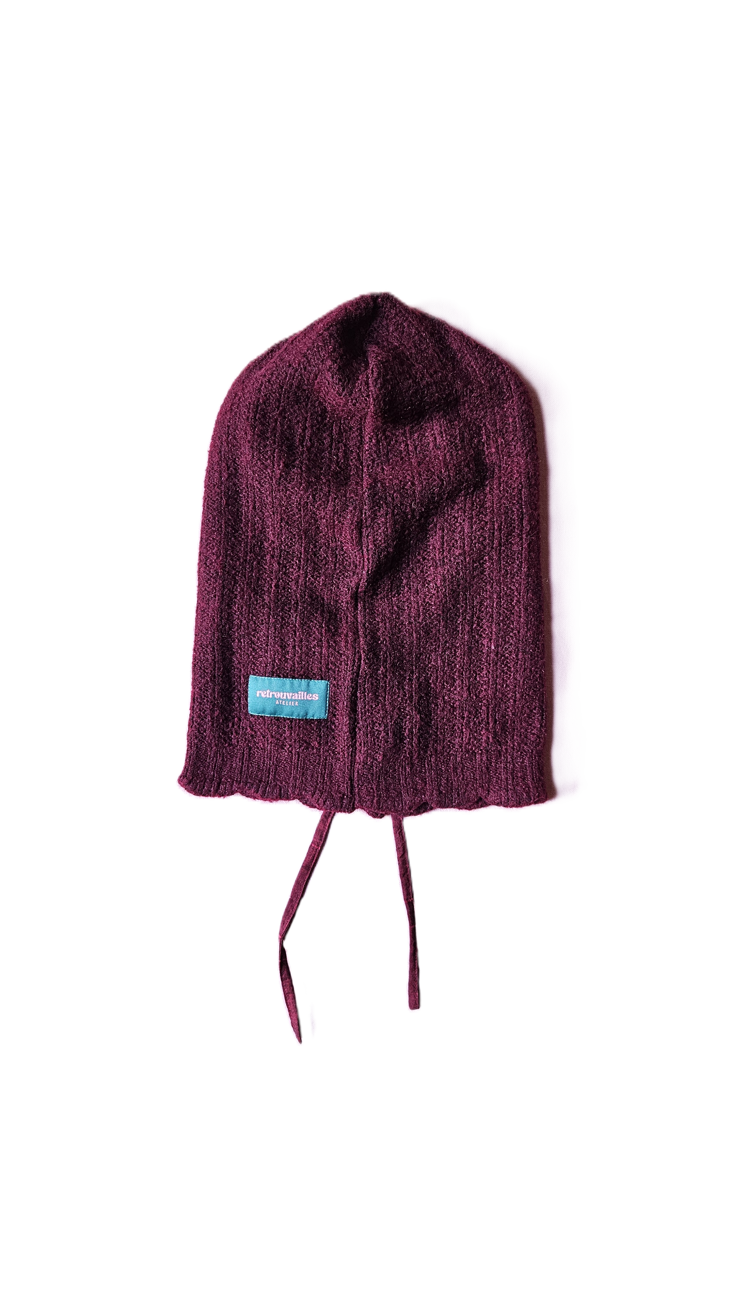 Cagoule bordeaux - cordon bordeaux