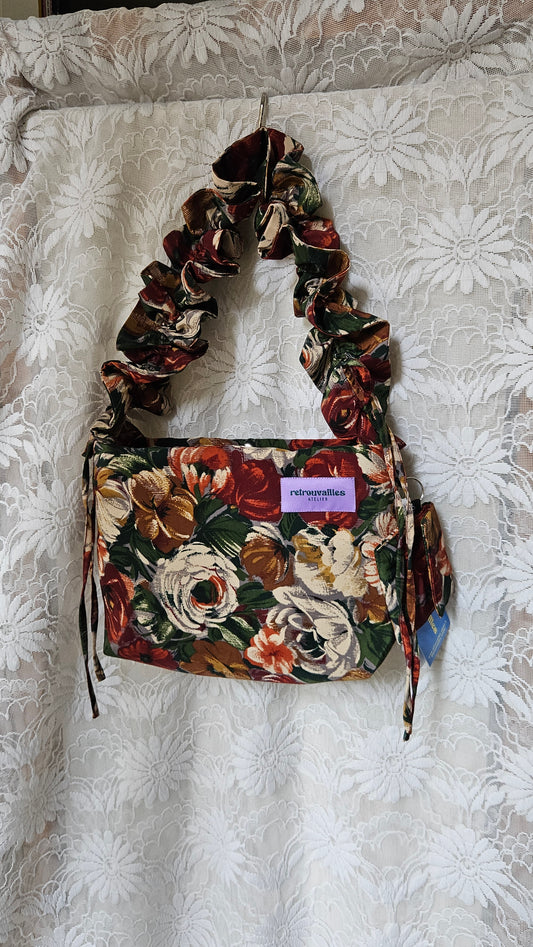 Sac 1 anse réglable imprimé floral