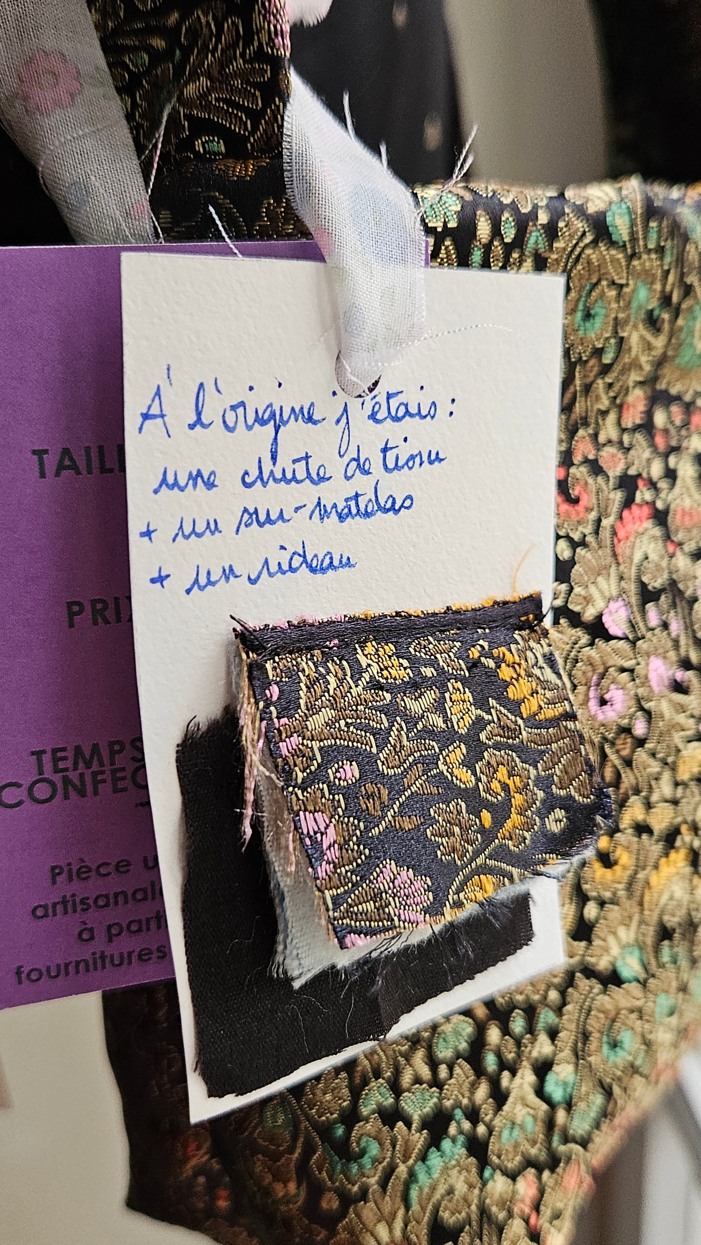 Sac 1 anse jacquard irisé