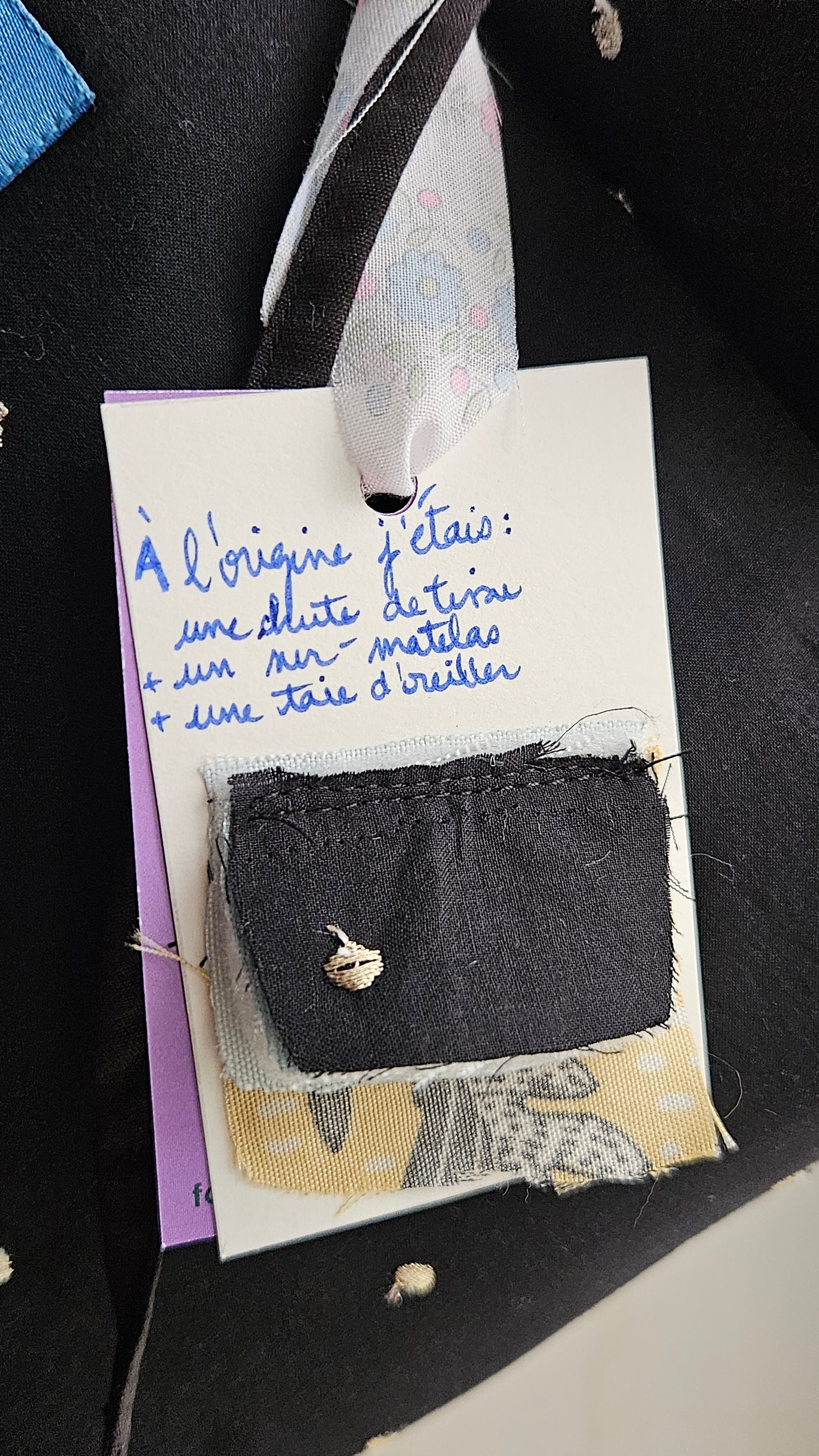 Sac 1 anse réglable noir pois dorés