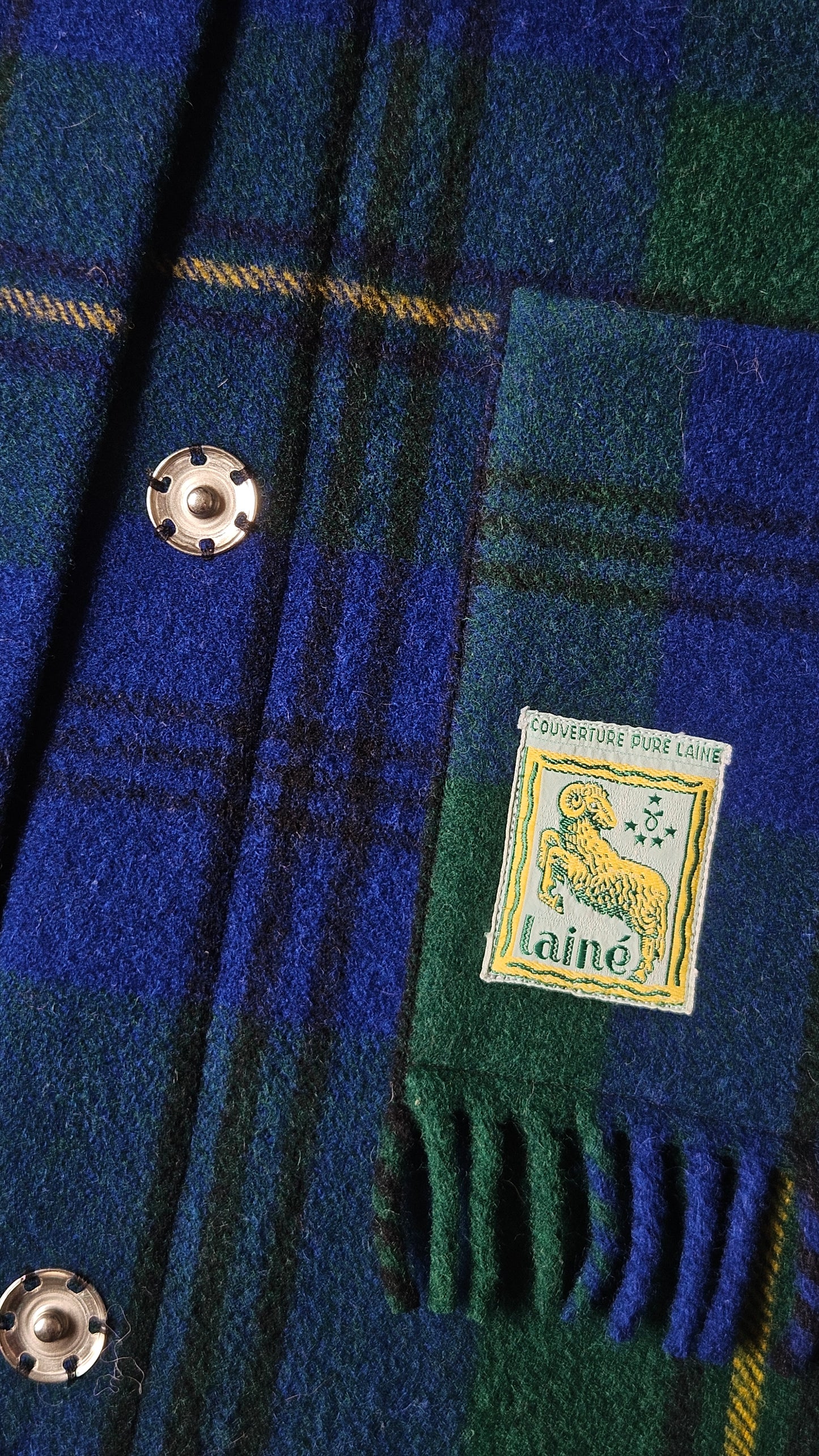 Veste couverture franges