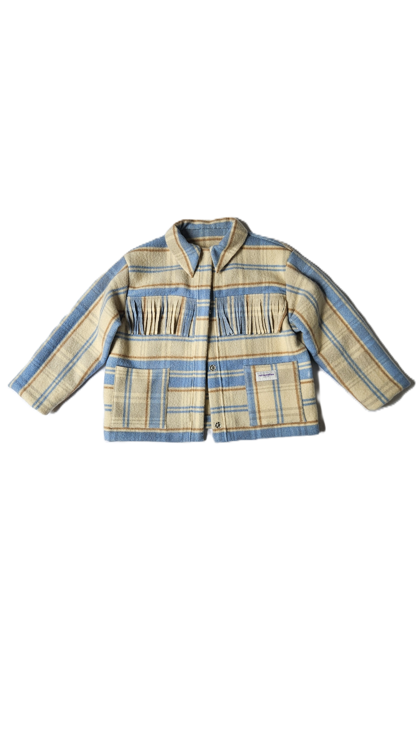 Veste couverture franges