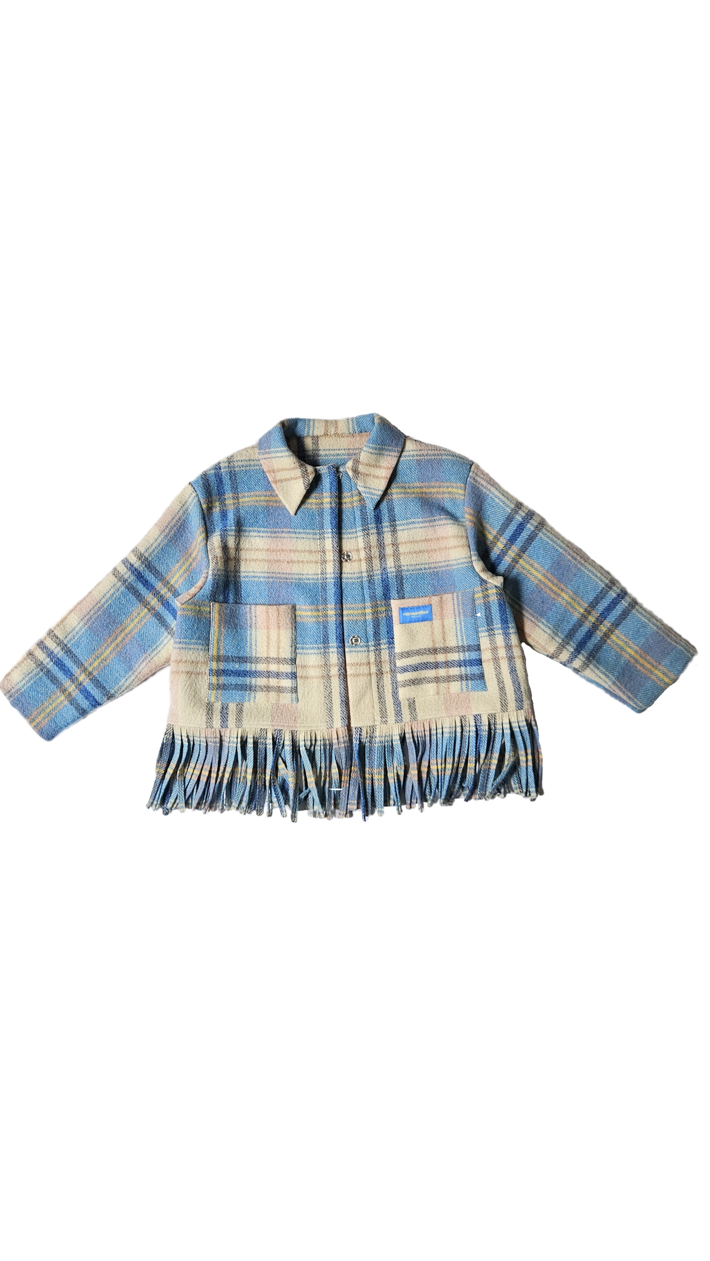 Veste couverture franges