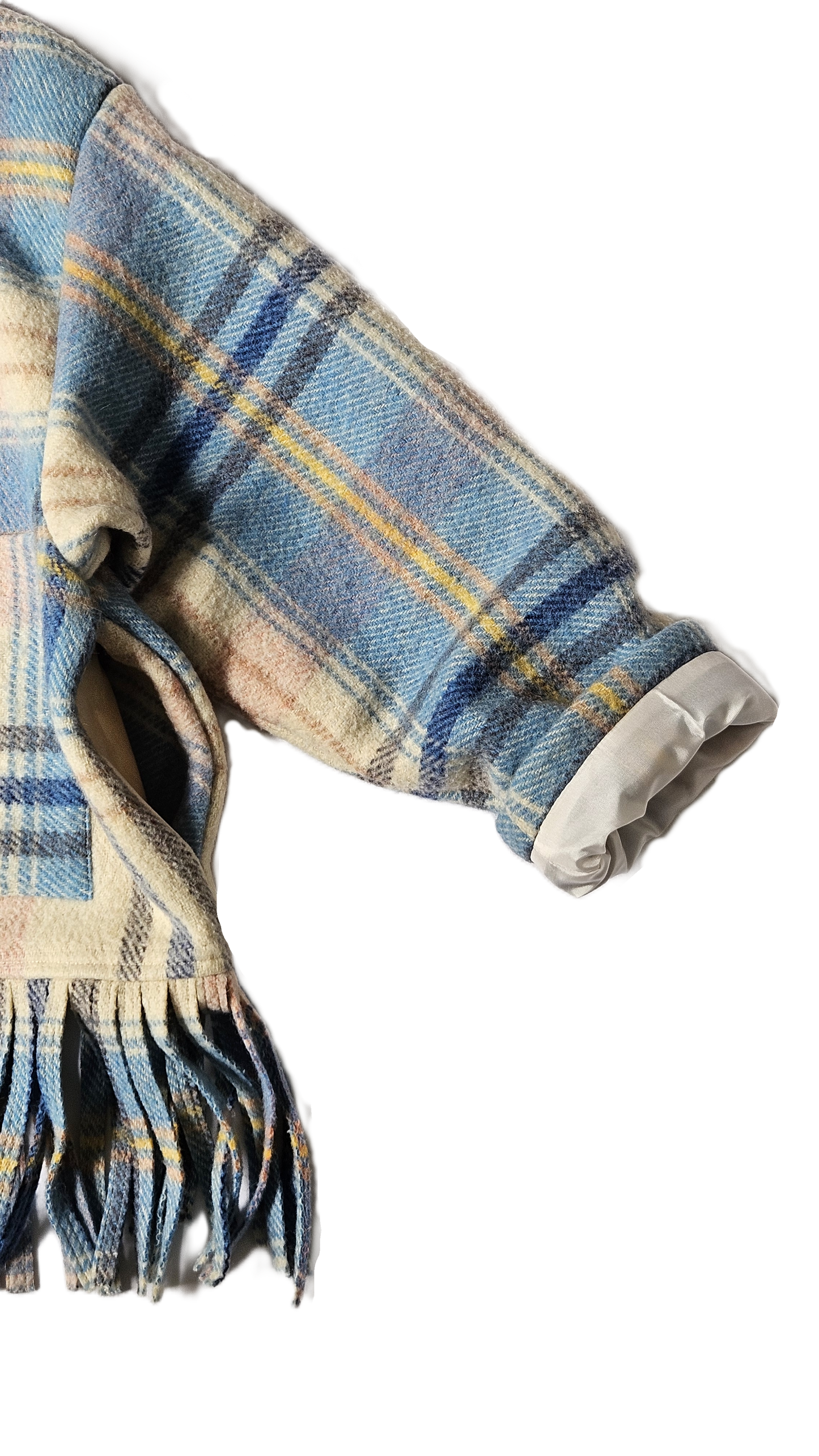 Veste couverture franges