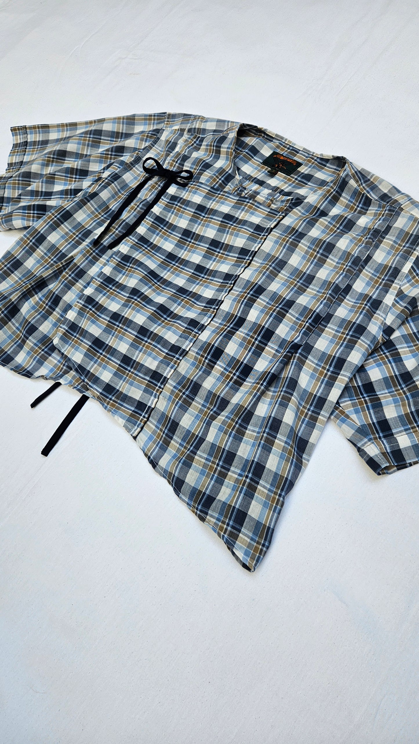 Blouse à nouer dos nu