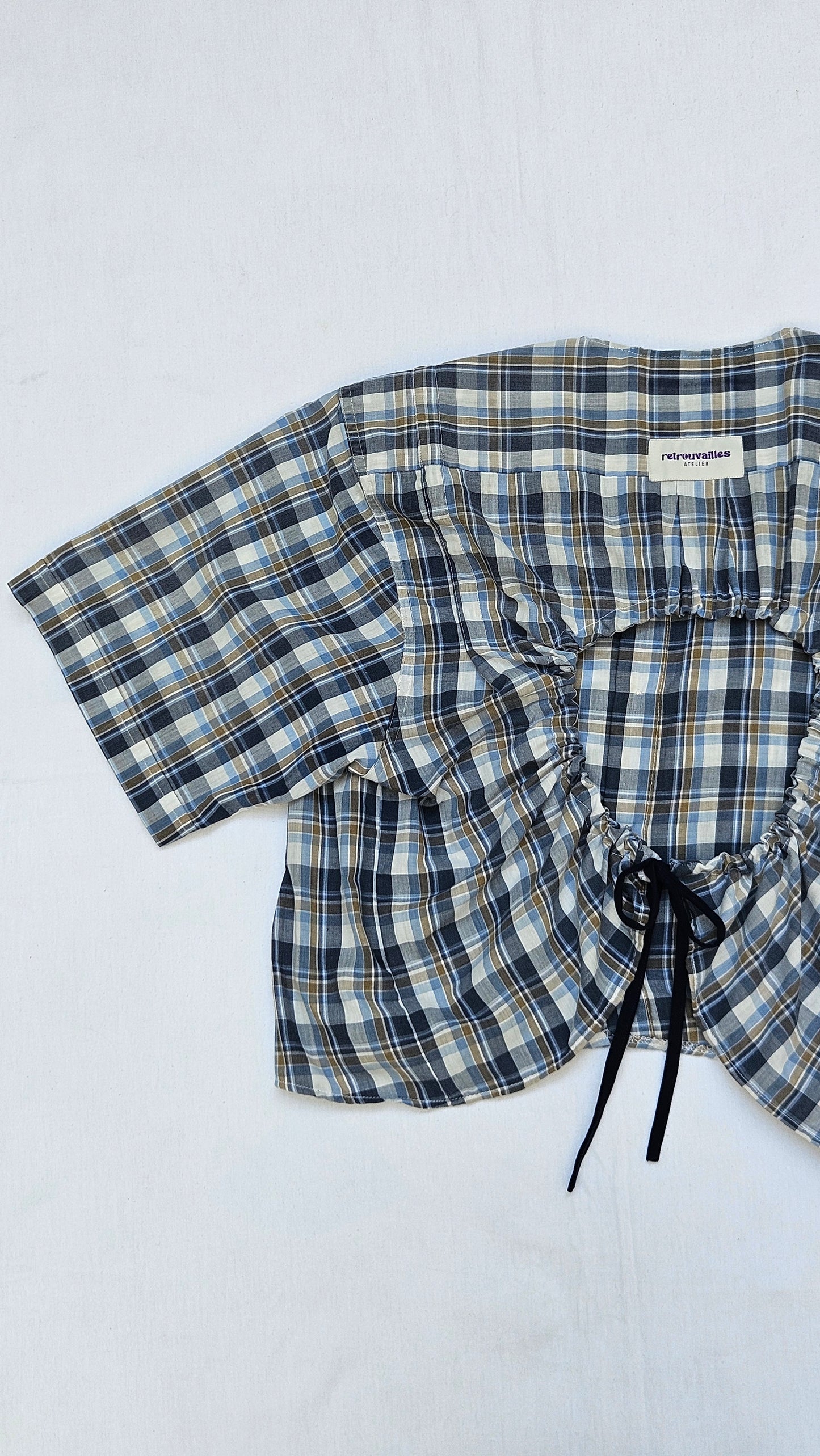 Blouse à nouer dos nu