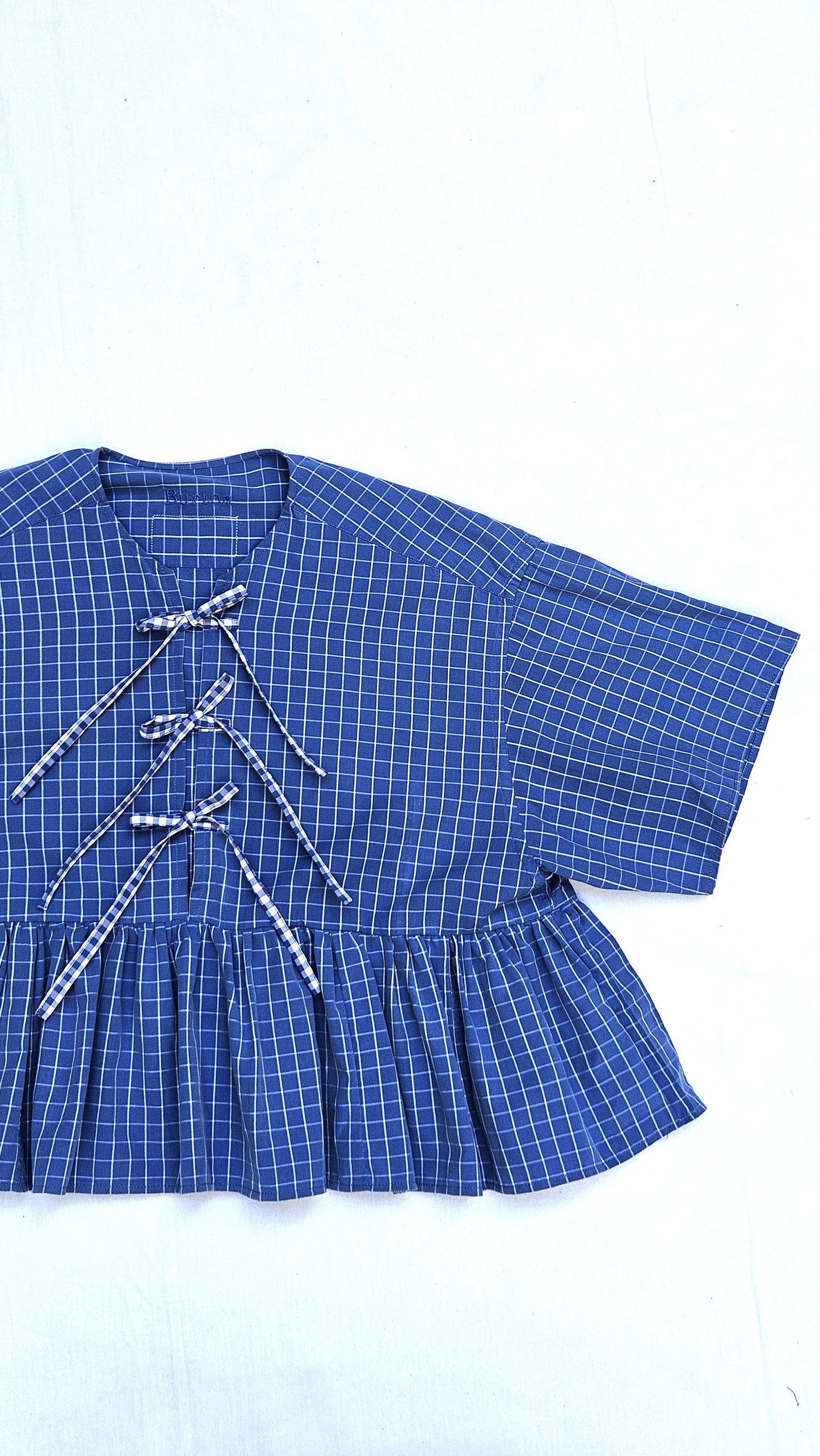Blouse à 2 carreaux