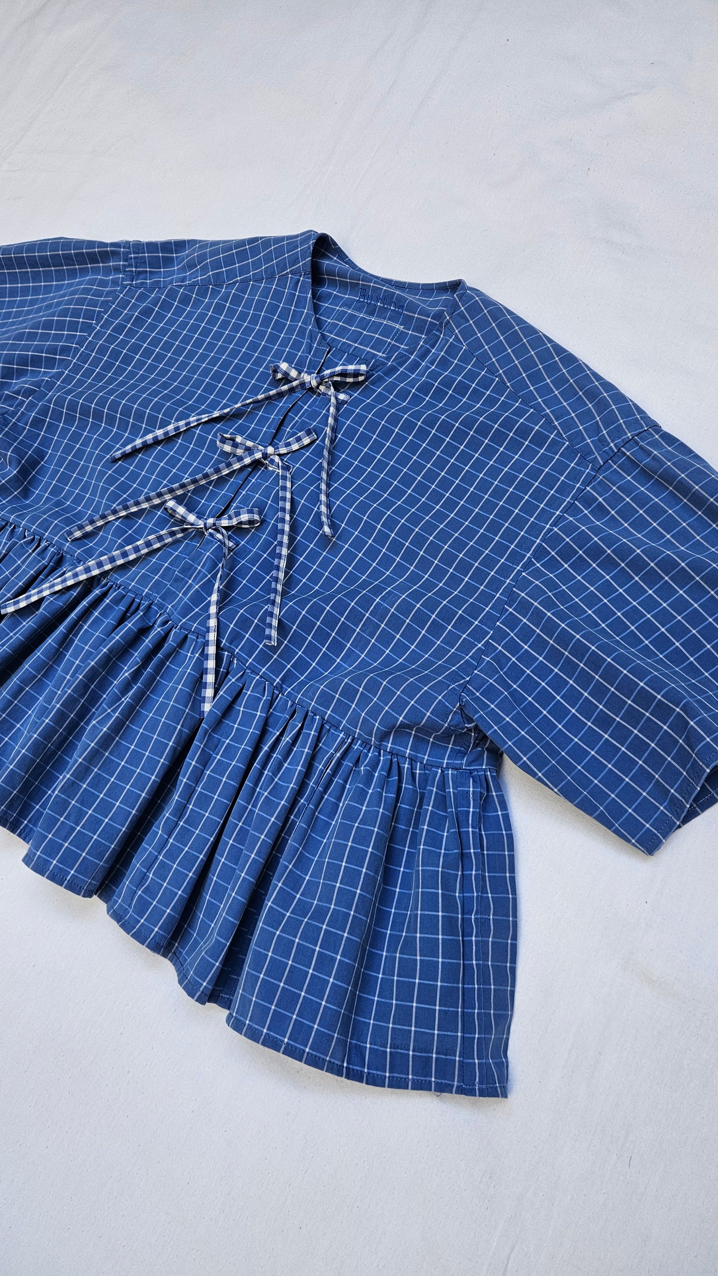 Blouse à 2 carreaux