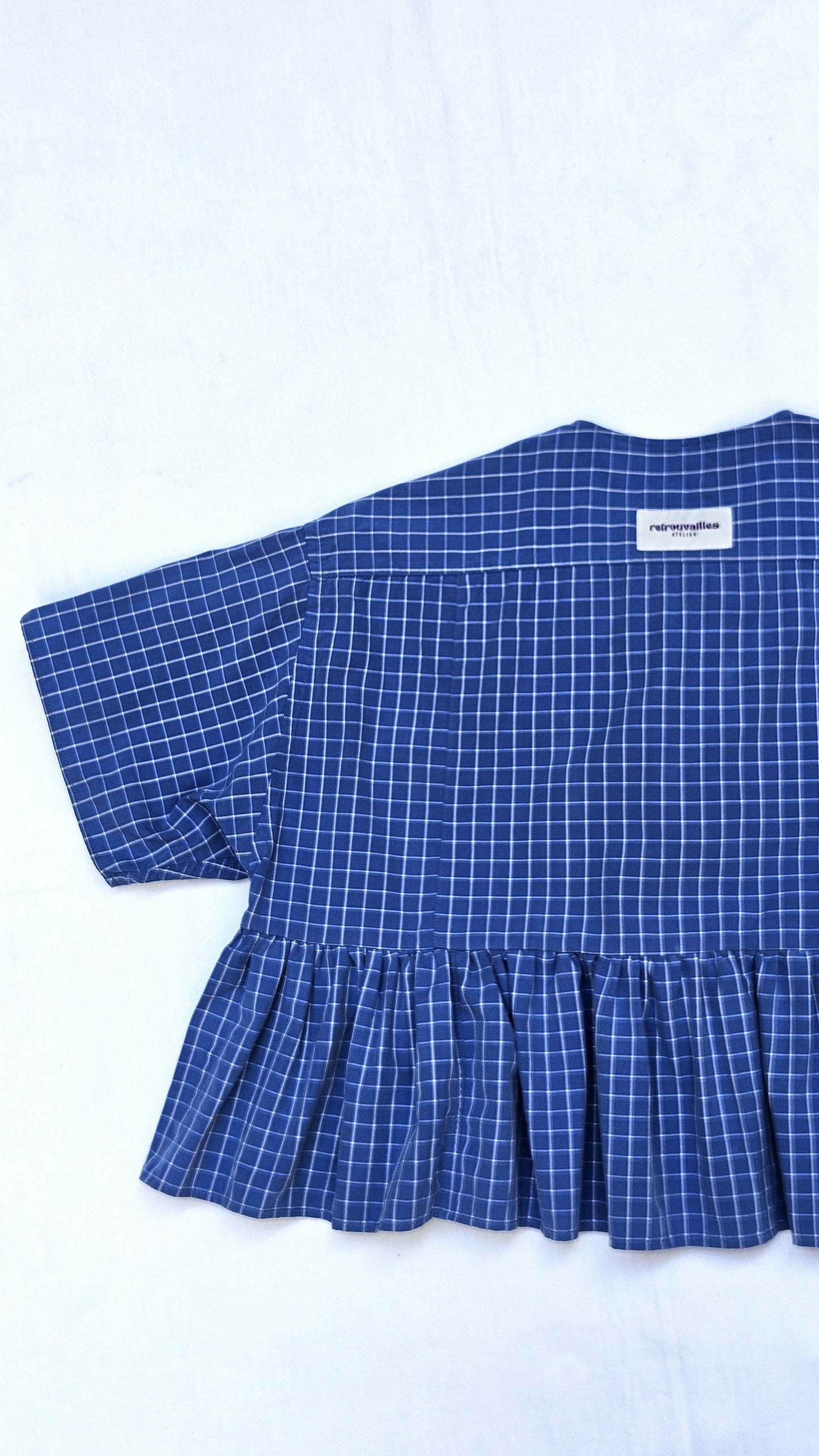 Blouse à 2 carreaux