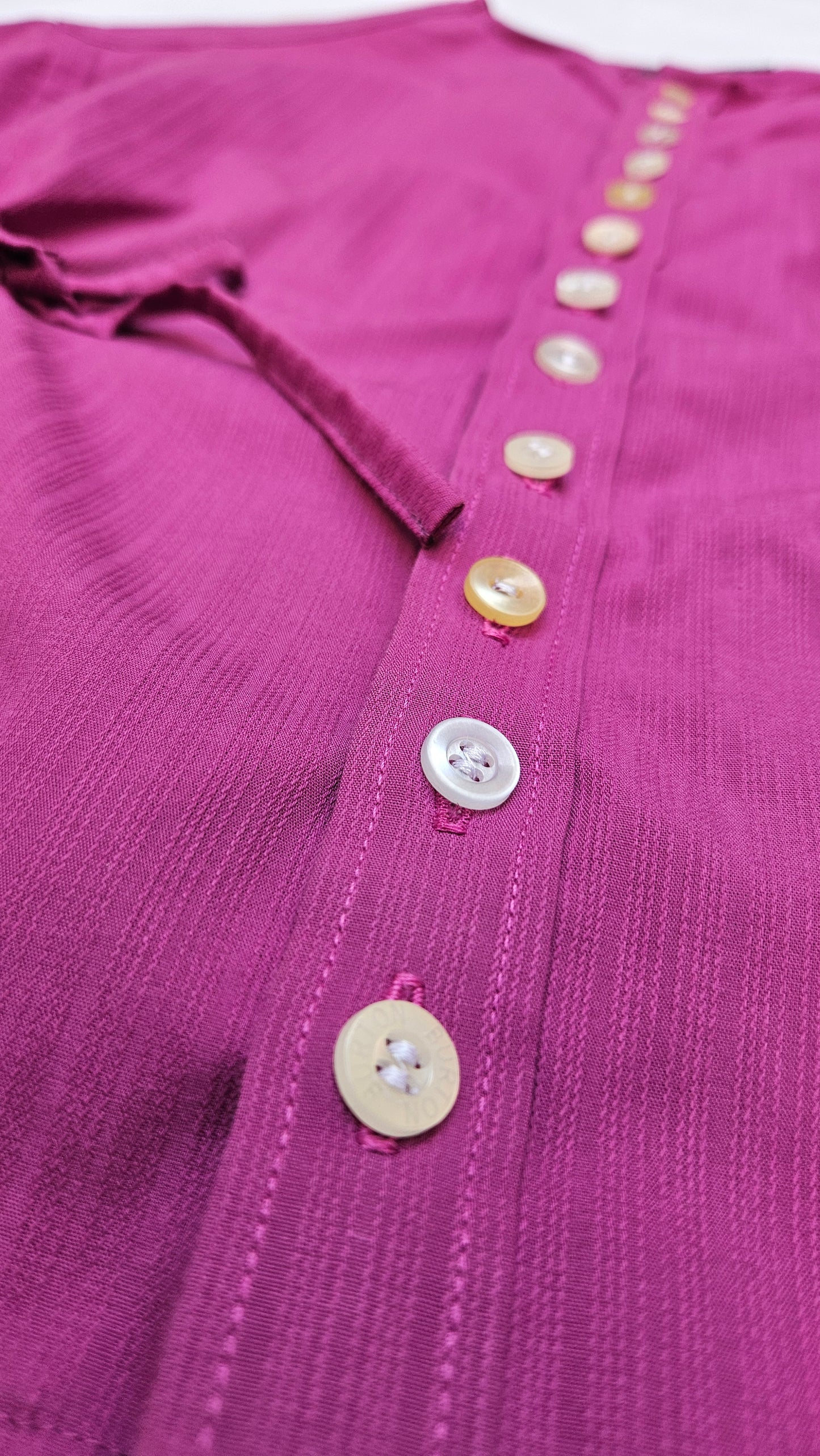 Blouse rose à nouer