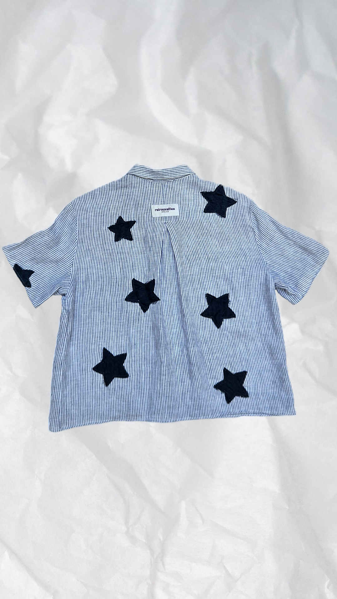 Blouse rayée étoilée