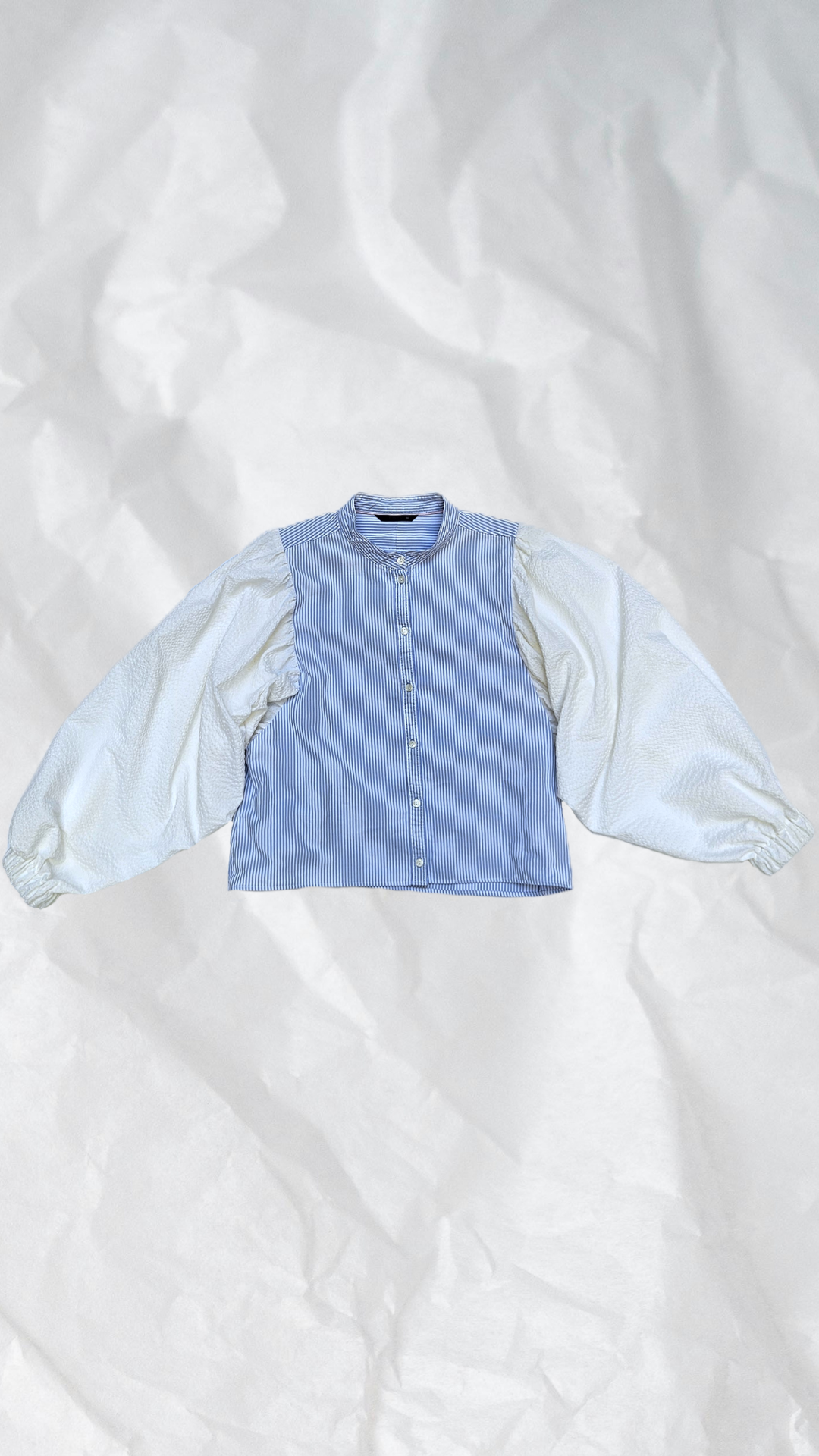Blouse rayée manches ballon