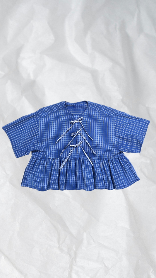 Blouse à 2 carreaux