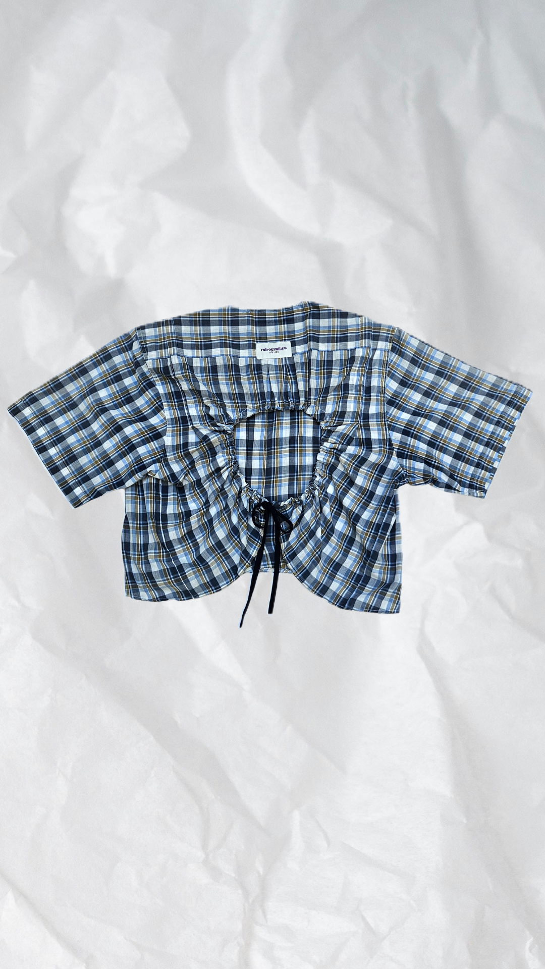 Blouse à nouer dos nu