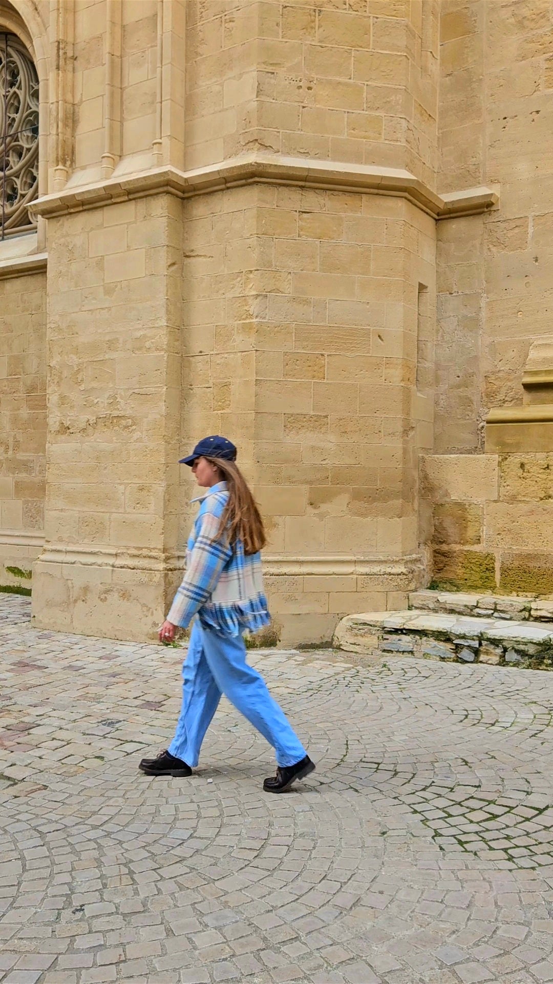 Veste couverture franges