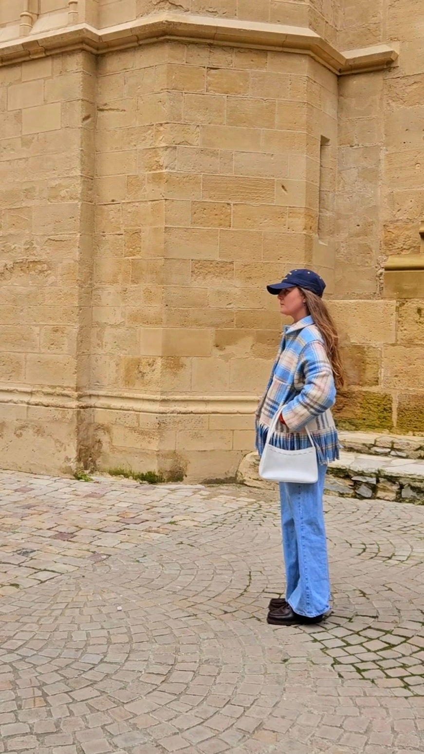 Veste couverture franges