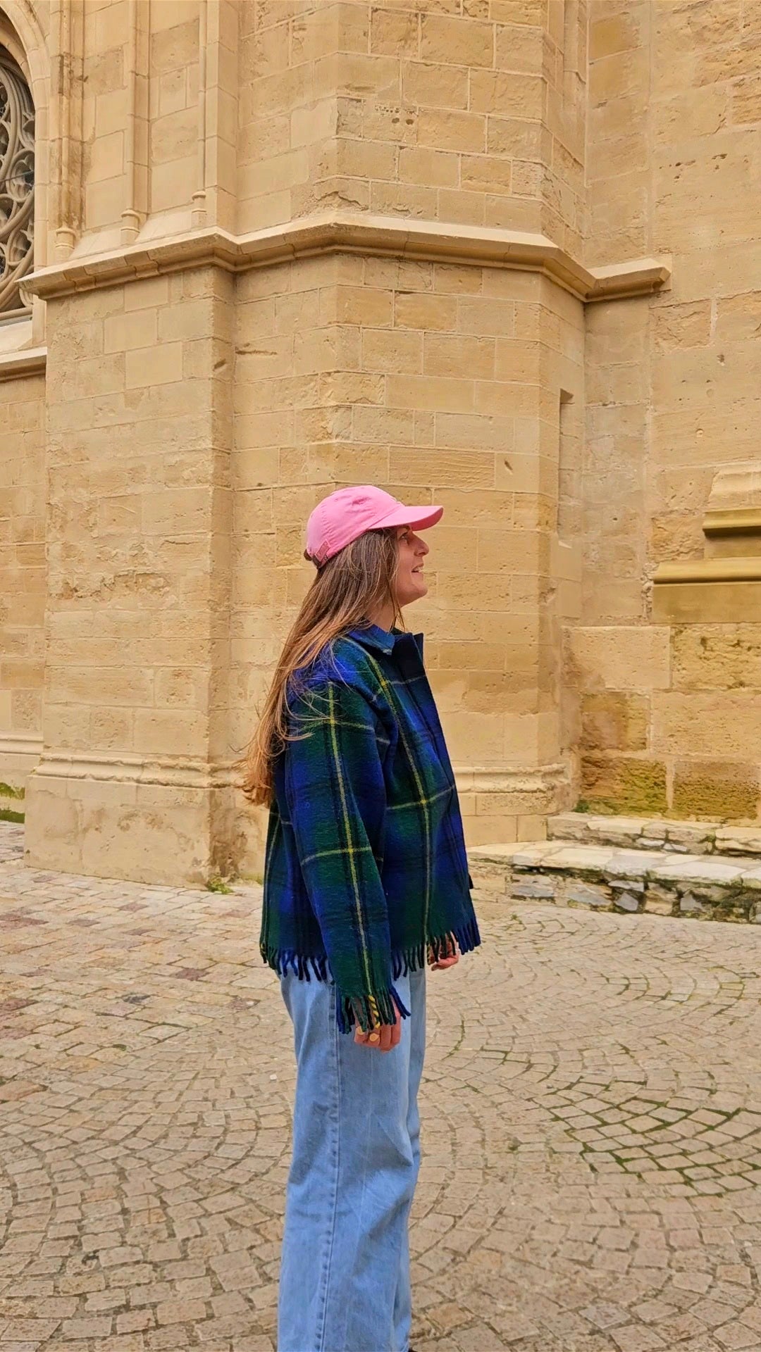 Veste couverture franges