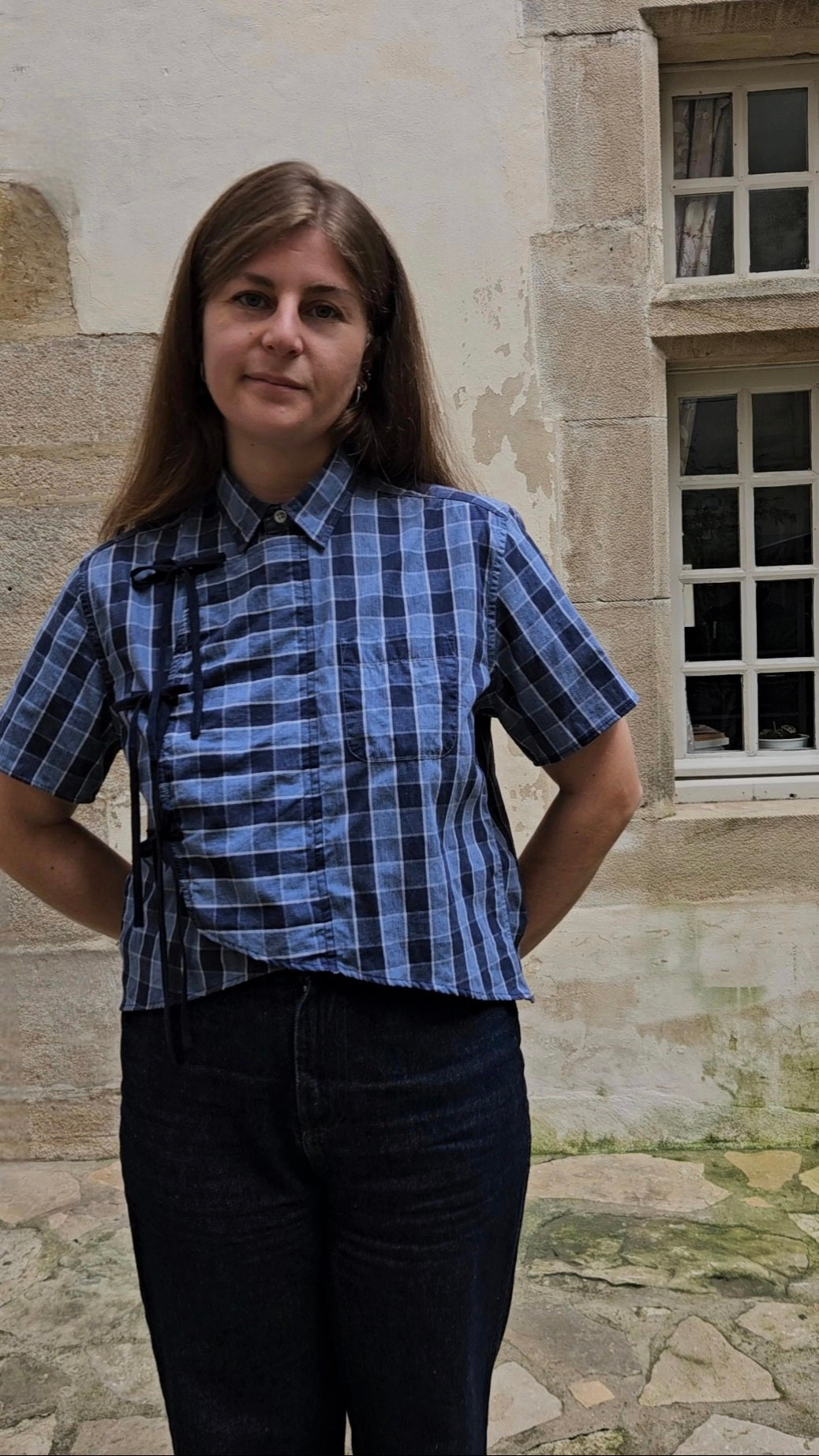 Blouse à nouer