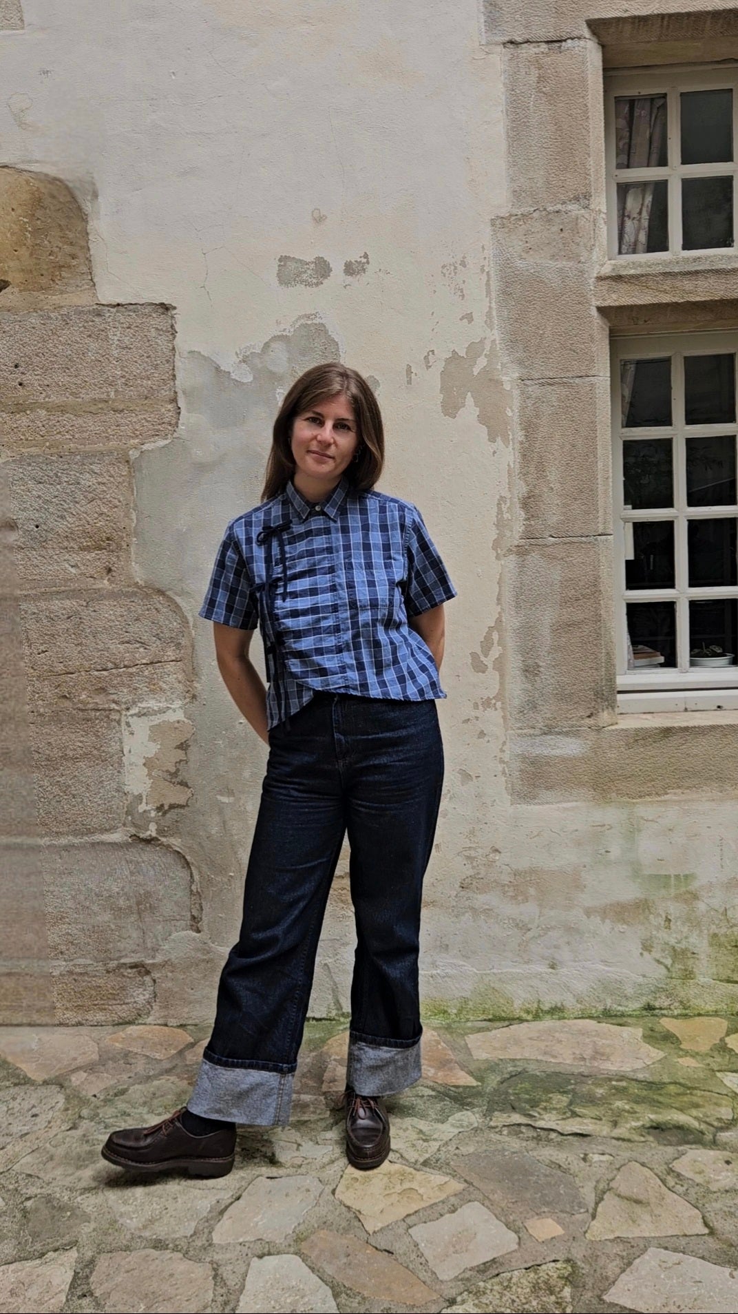 Blouse à nouer
