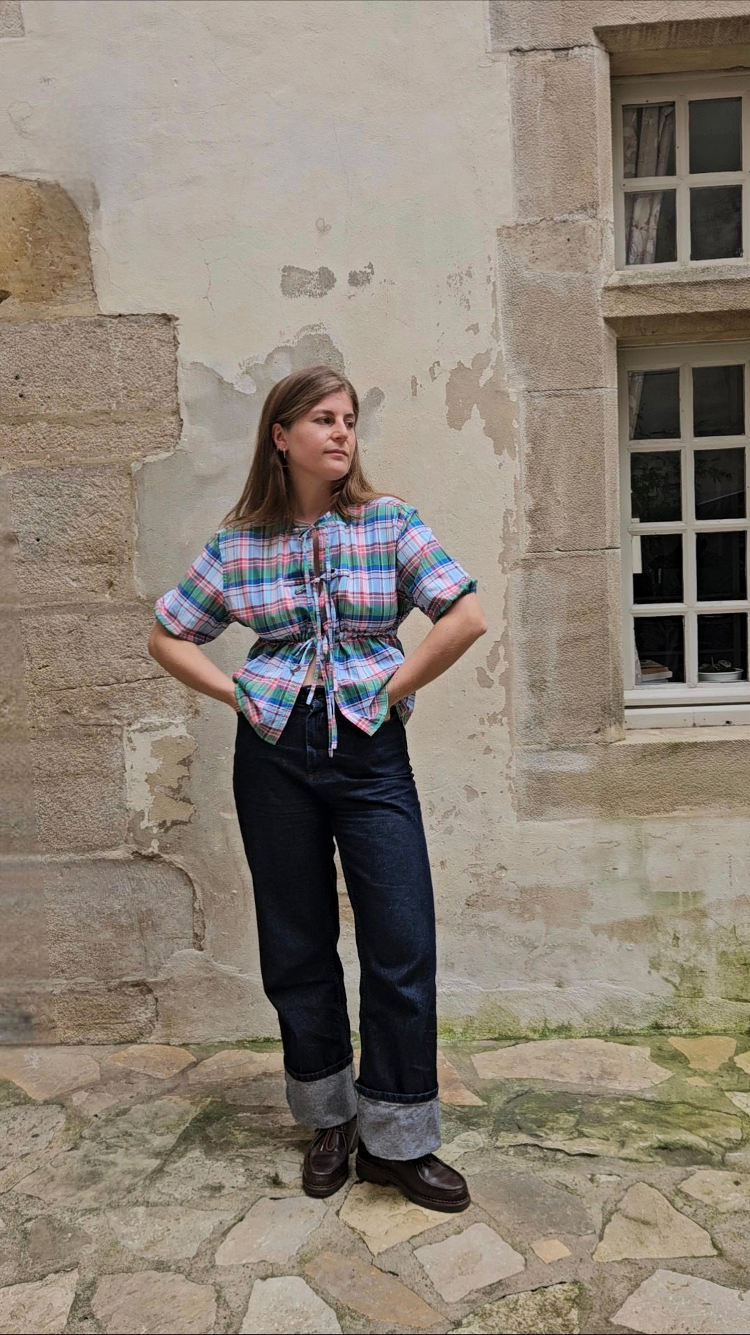 Blouse à nouer