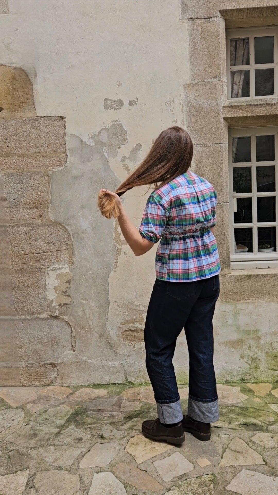 Blouse à nouer