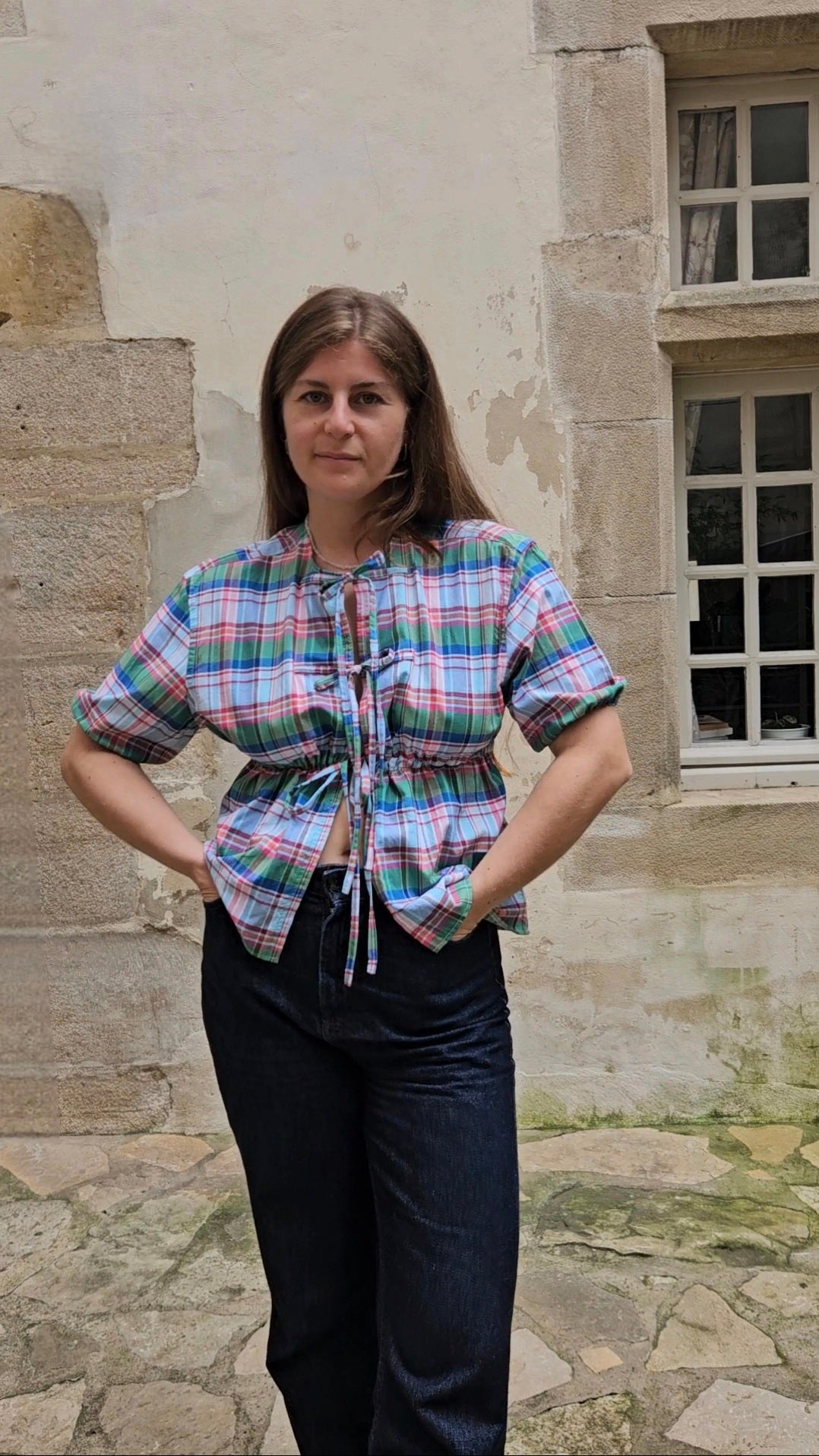 Blouse à nouer