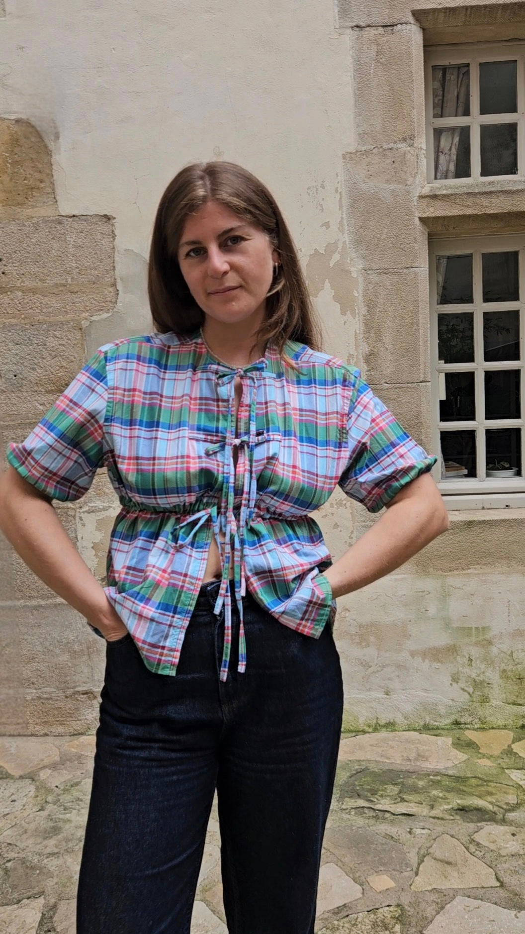 Blouse à nouer