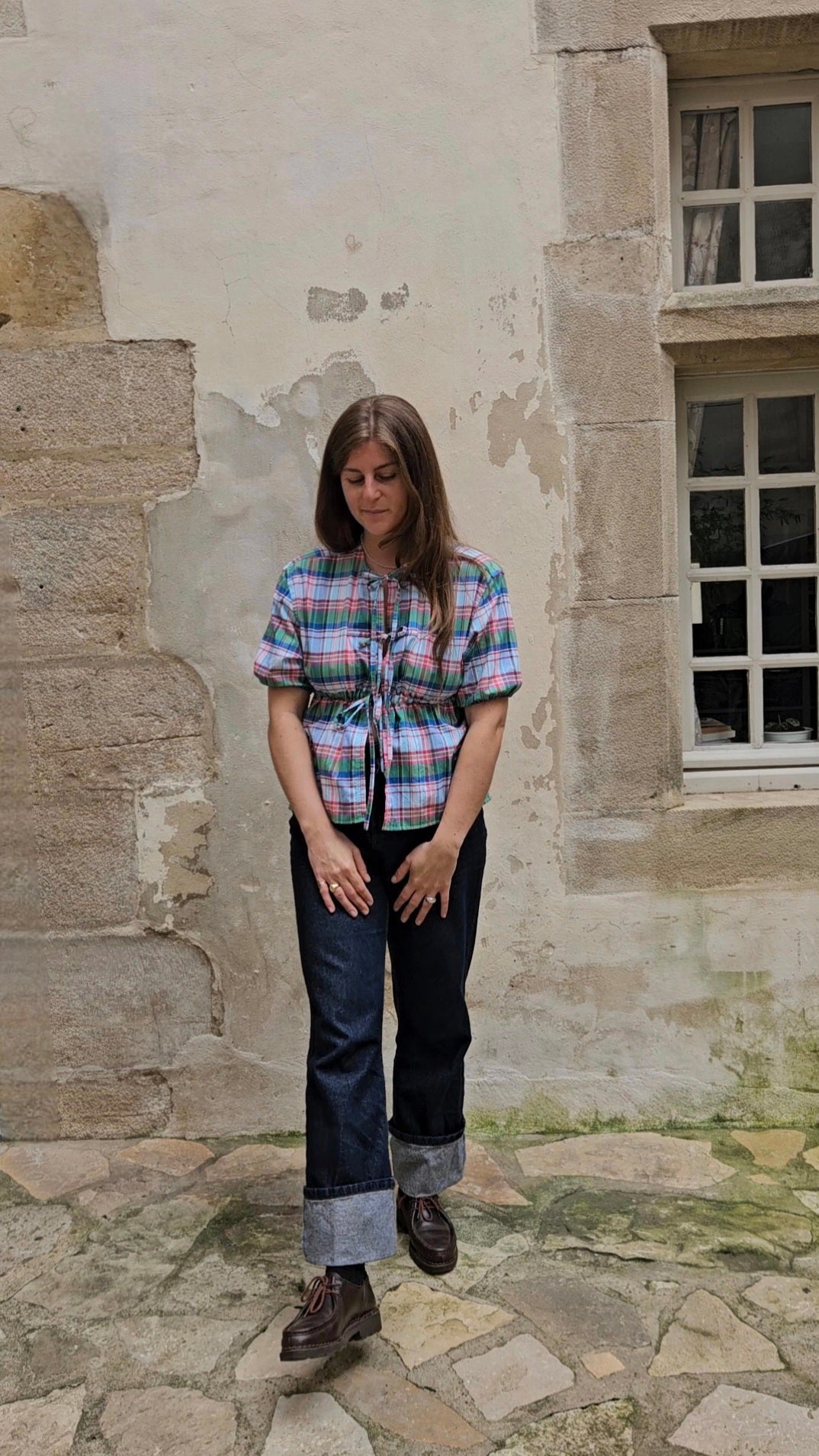 Blouse à nouer