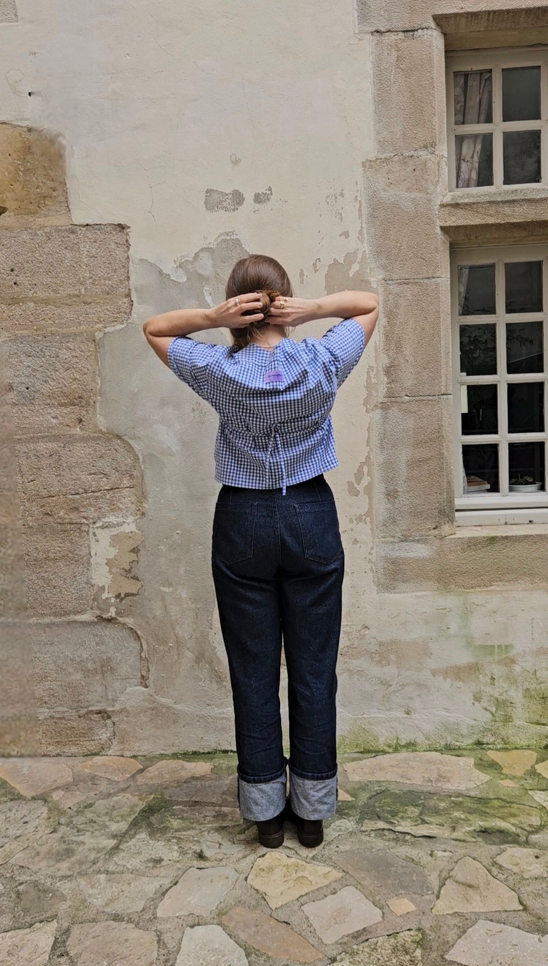 Blouse à volants