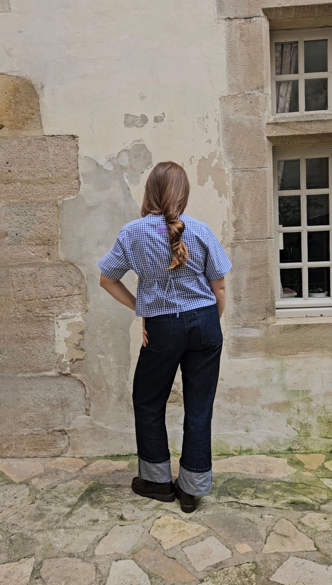 Blouse à volants