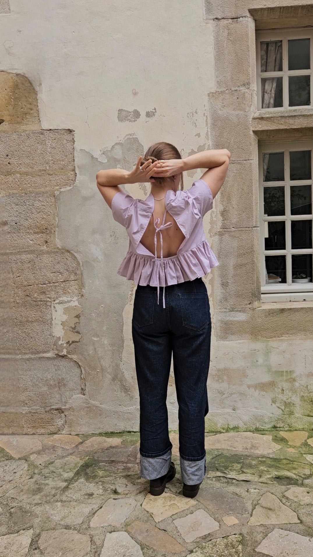 Blouse dos nu