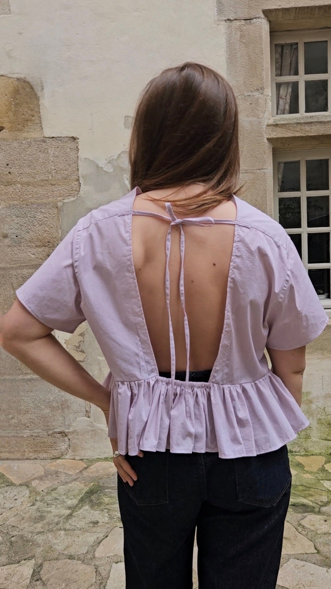 Blouse dos nu