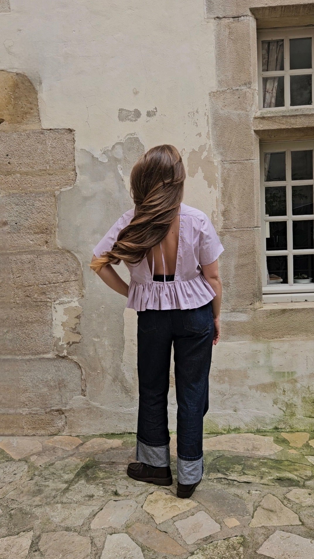 Blouse dos nu