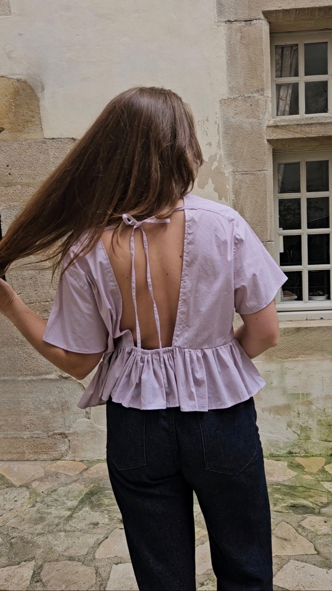 Blouse dos nu